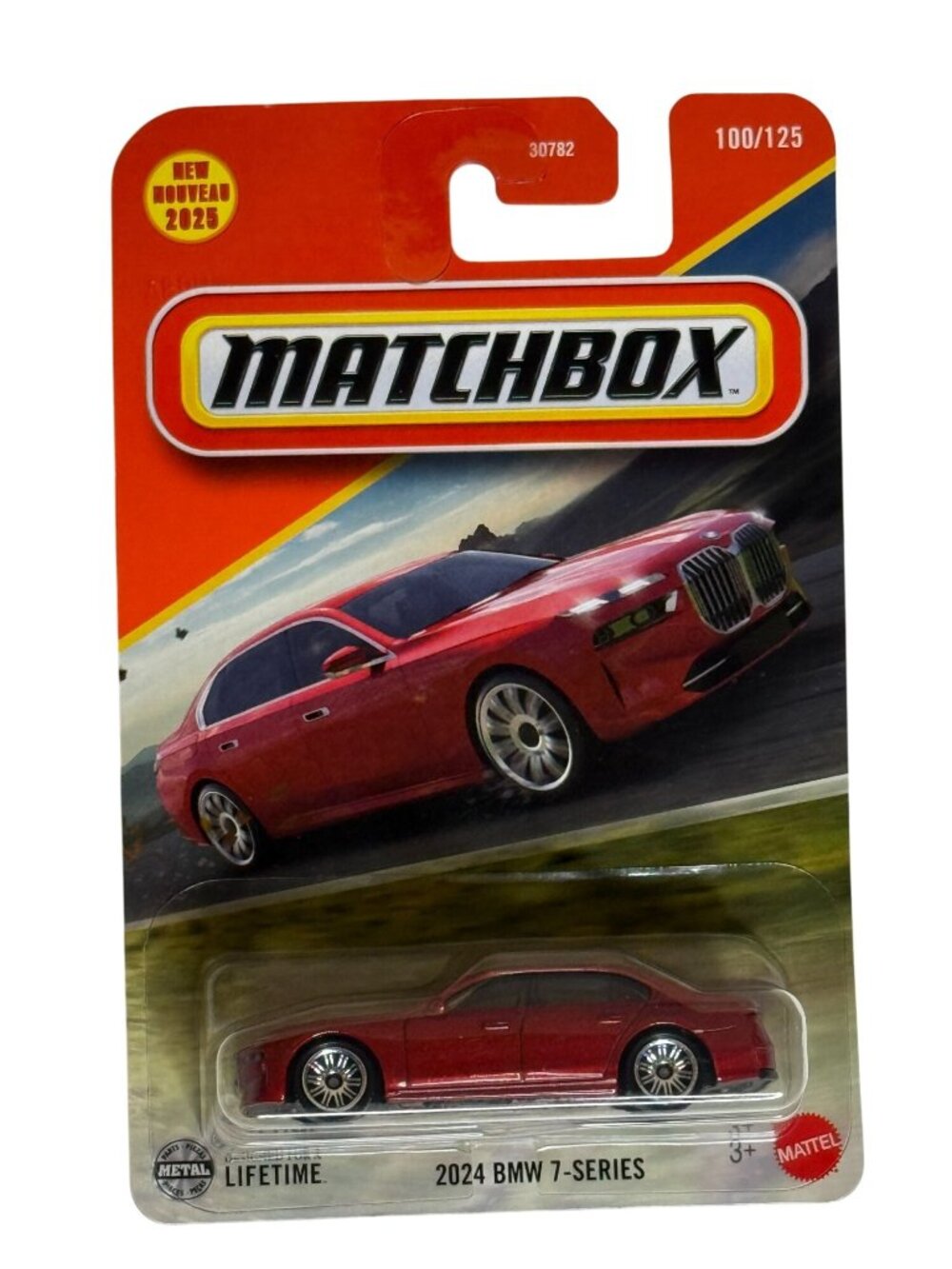 Matchbox 2024 BMW 7 Series Red Sedan 100/125 1:64 Diecast New